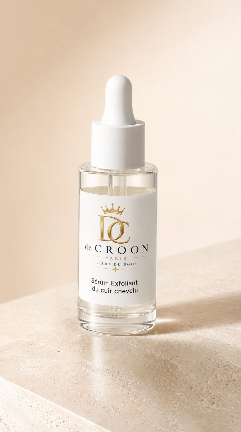 de CROON Paris — Sérum Scalp Expert  Cuir Chevelu Purifié · Cheveux Plus Forts · Volume Retrouvé