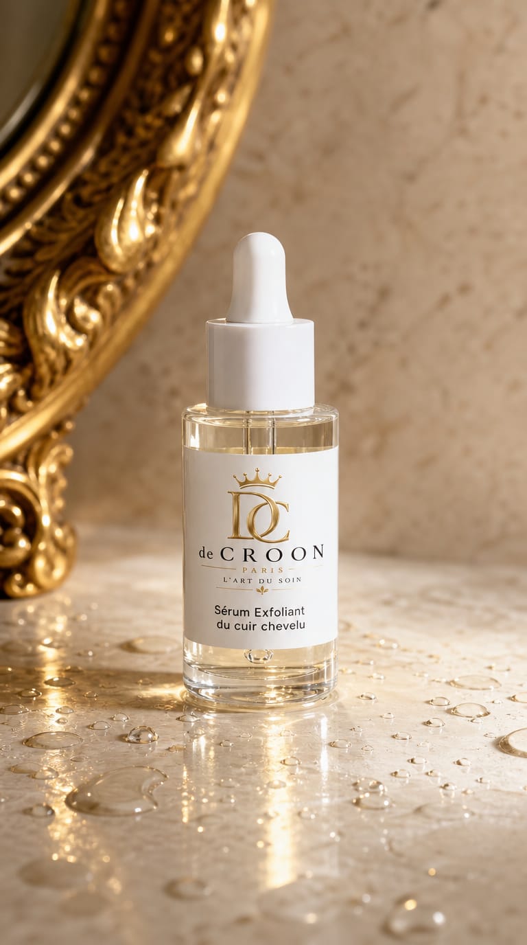 de CROON Paris — Sérum Scalp Expert  Cuir Chevelu Purifié · Cheveux Plus Forts · Volume Retrouvé